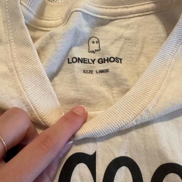 lonely ghost “it’s cool to care” long sleeve shirt - Picture 2 of 4